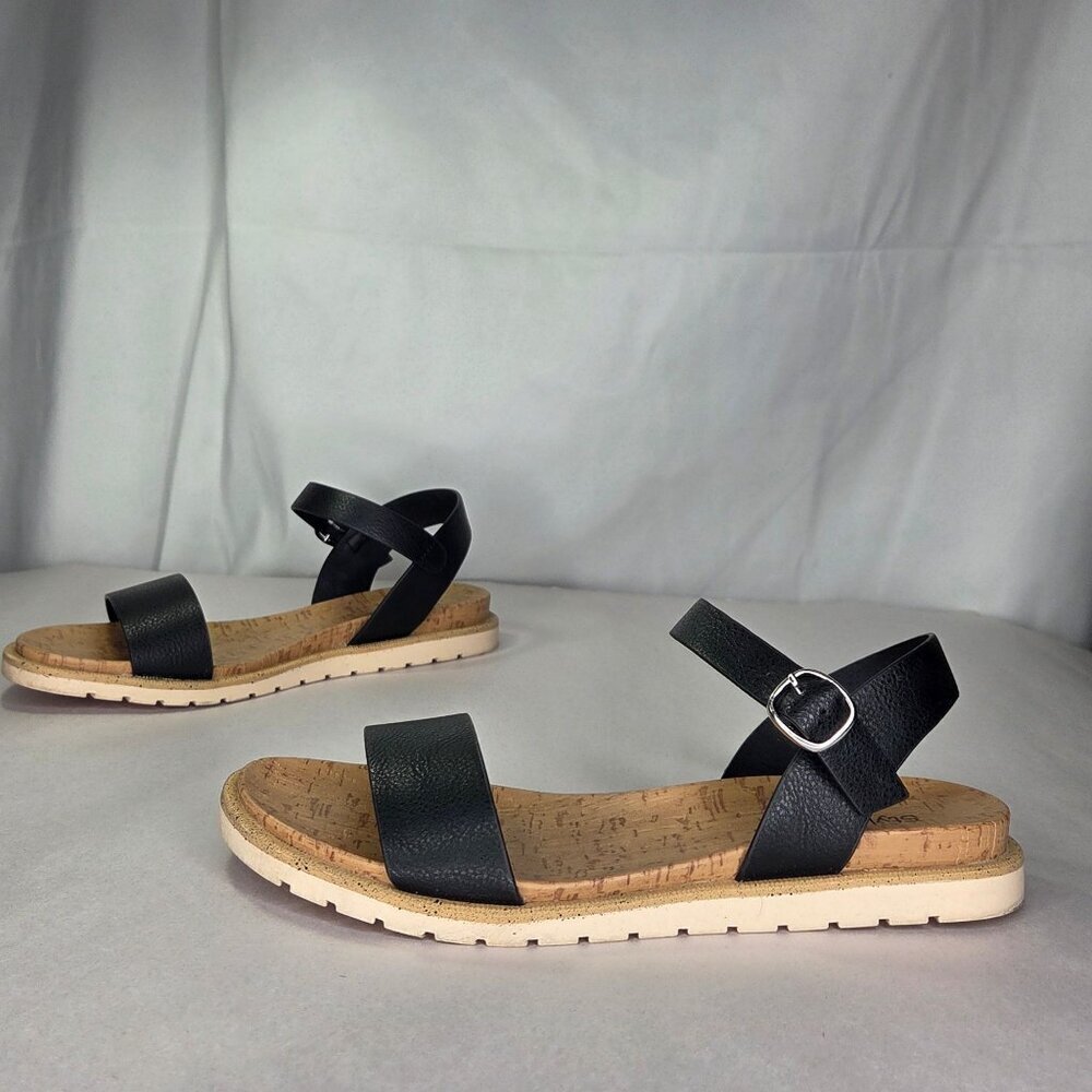 Style & Co Mayaa Flat Casual Sandals - Black Beauty